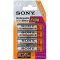 Bat�rie AA tu�kov� nab�jacie SONY NiMH 2700 mAh 4 ks